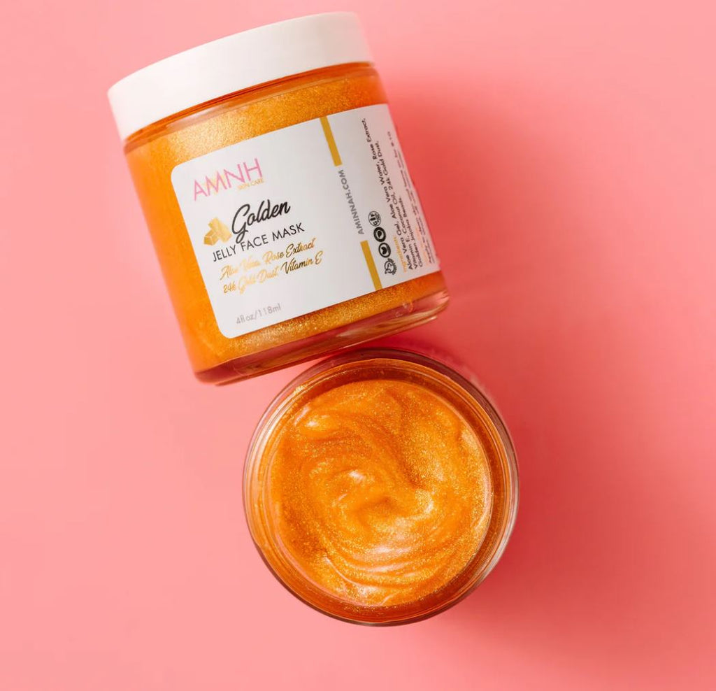 Unveil Your Radiance: 24k Golden Jelly Face Mask by Aminnah