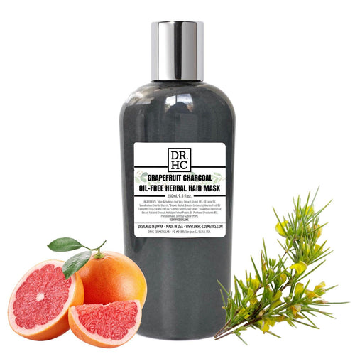 Revitalize Your Hair's Health with Dr.HC's Grapefruit Charcoal Oil-Free Herbal Hair Mask