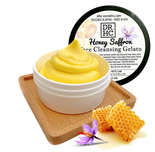 Radiant Skin with Honey Saffron Face Cleansing Gelato by DR.HC