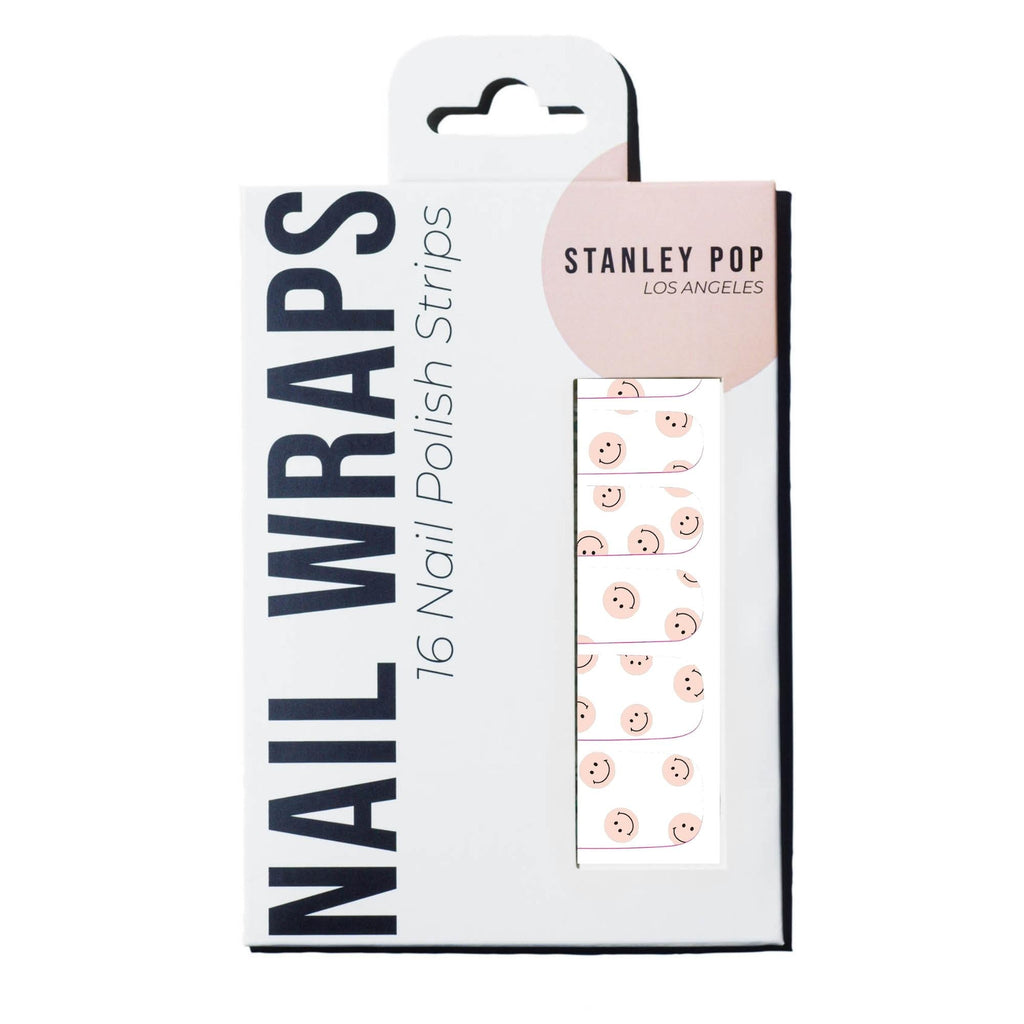 Smiley Nail Polish Wraps (Transparent)-3