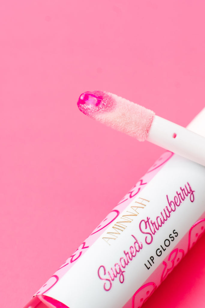 Sugared Strawberry Lip Gloss-1