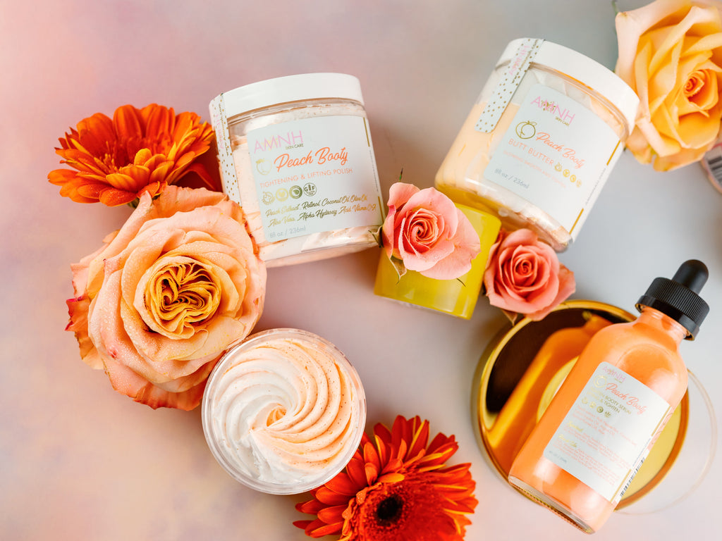 "Peach Booty" Collection |Body Butter| Serum| Sugar Scrub|-0