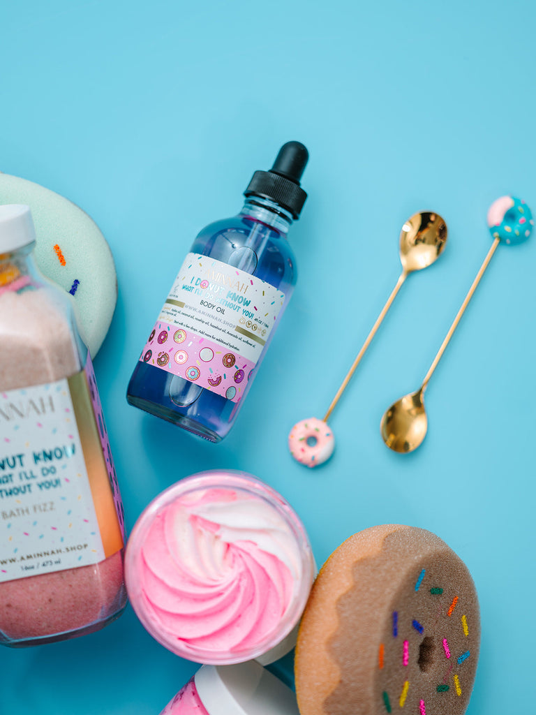 "I DONUT know what I'll do without you!" Body Oil-2