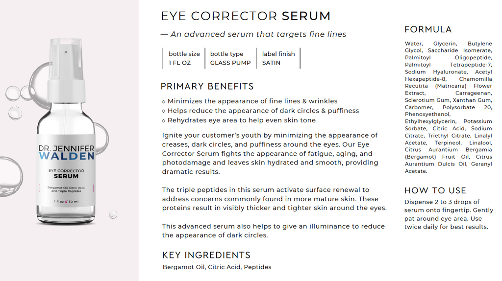 Eye Corrector Serum with Bergamot-3