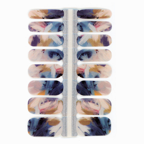 Moody Abstract Nail Polish Wraps-0