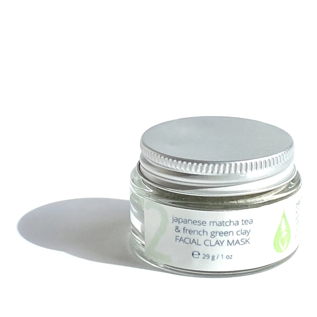 Japanese Matcha Tea & French Green Clay Facial Mask-0