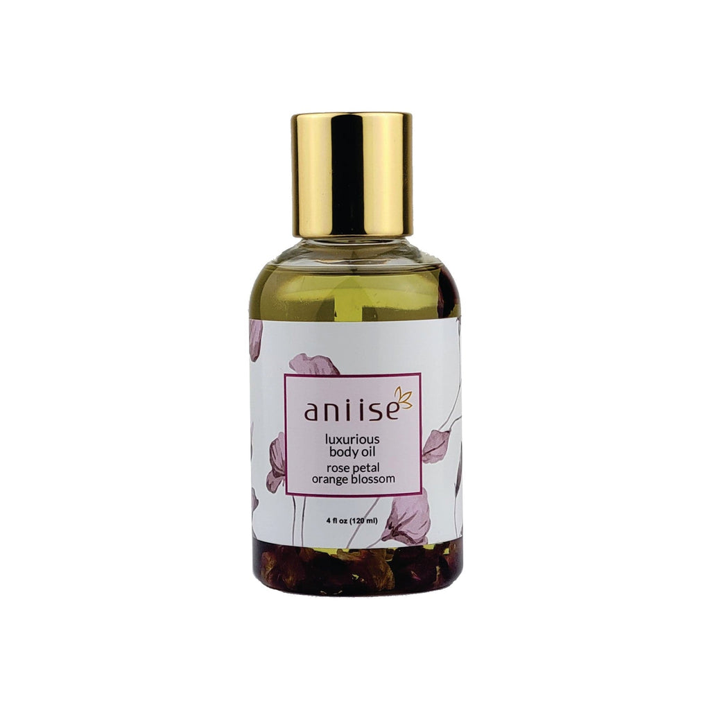 Natural Luxurious Rose Petal Body Oil-3