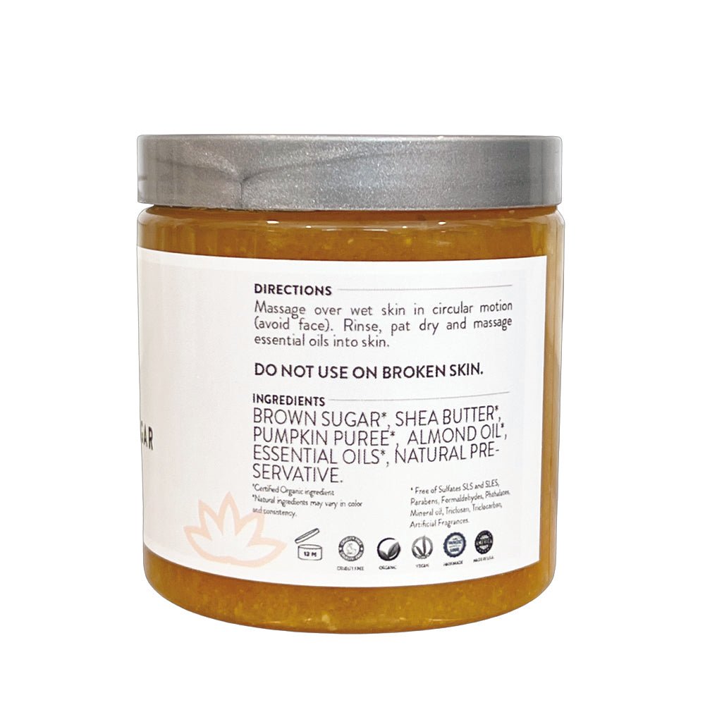 Organic Pumpkin Shea Sugar Body Scrub-3