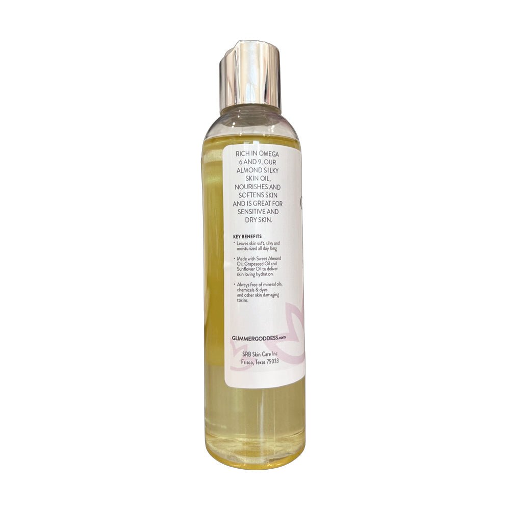 Organic Sweet Almond Silky Skin Oil - 48 Hour Hydration-1