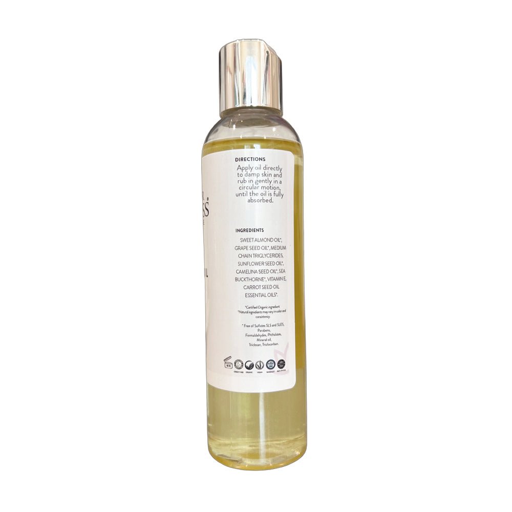 Organic Sweet Almond Silky Skin Oil - 48 Hour Hydration-2