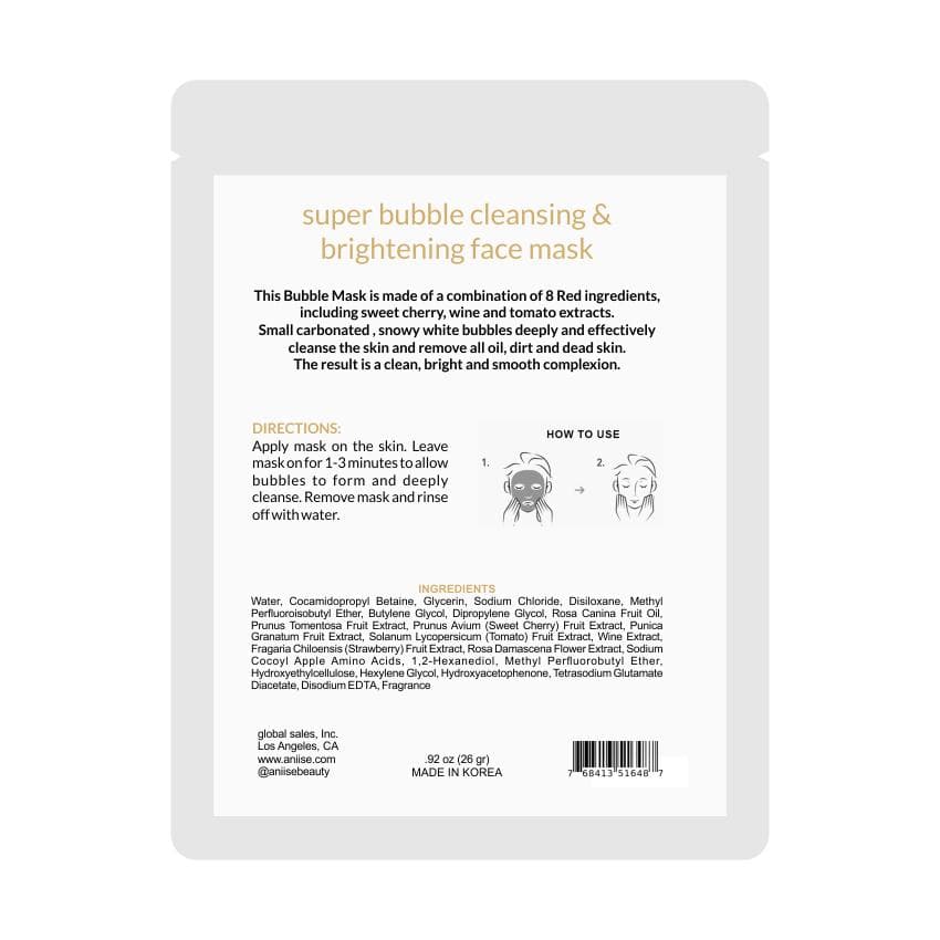 Super Bubble Cleansing and Illuminating Face sheet mask-1